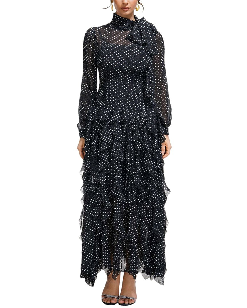 aminah puff sleeve maxi dress AMINA GLAM Maxi Dress