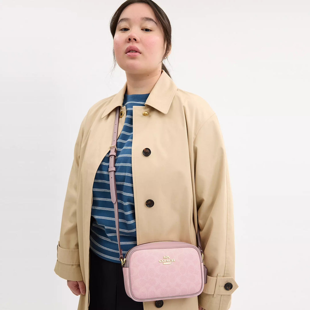 Coach Outlet Mini Jamie Camera Bag In Signature Canvas | ShopSimon