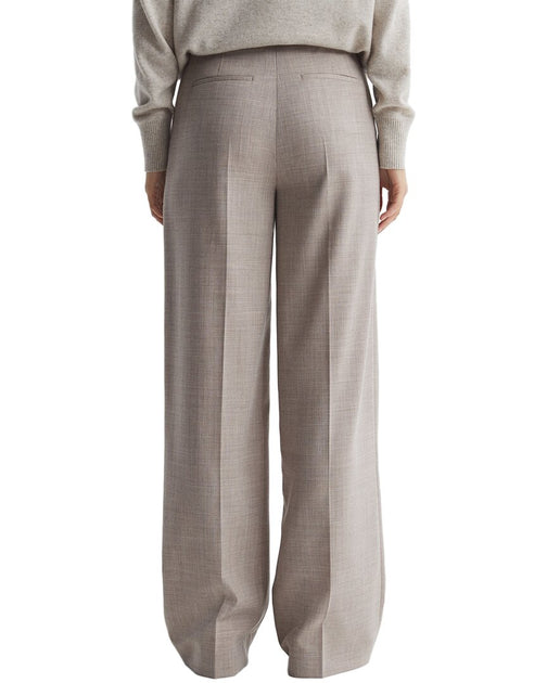 Reiss Hazel Wool-blend Wide Leg Texture Trouser | ShopSimon