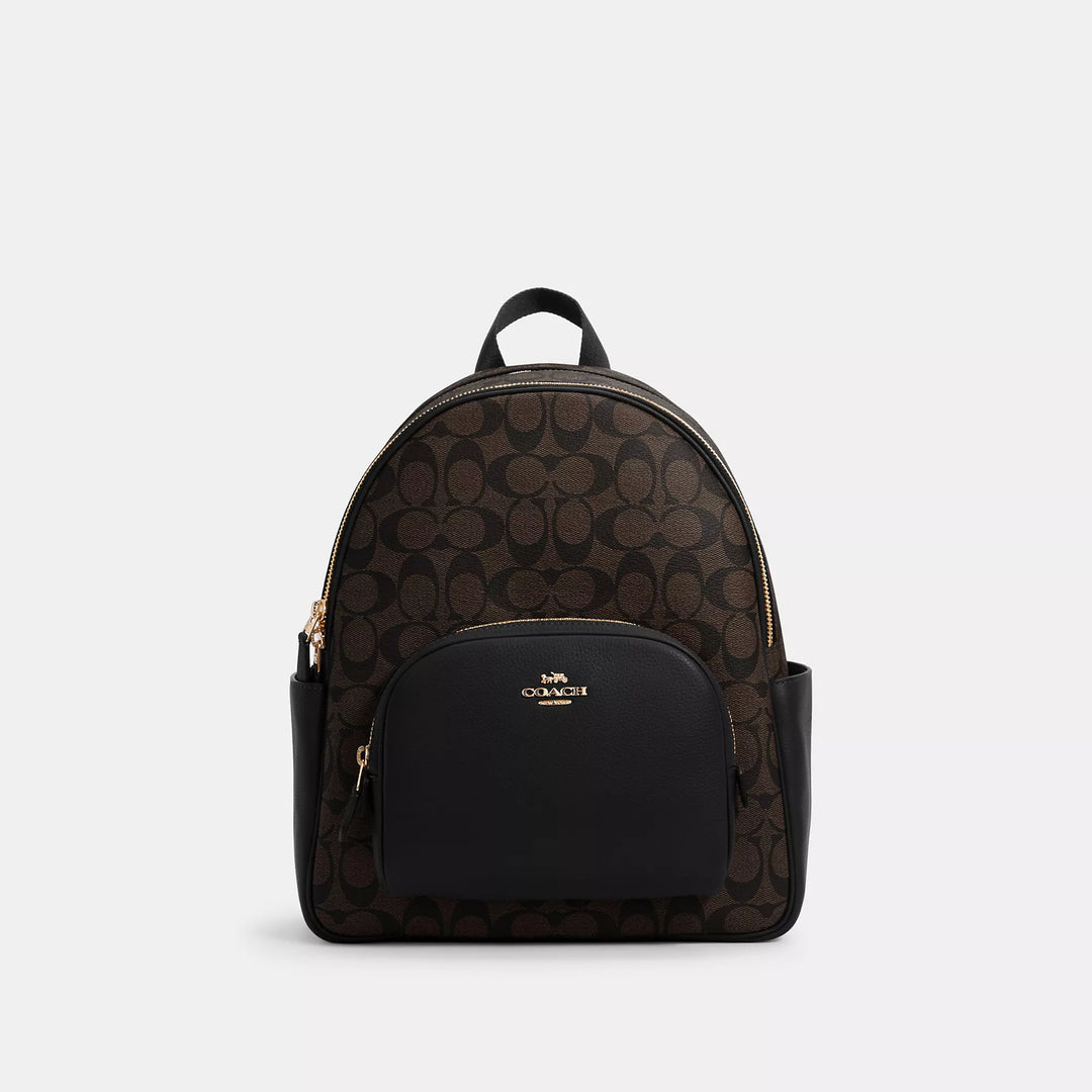 Coach Outlet Court Backpack In Signature Canvas