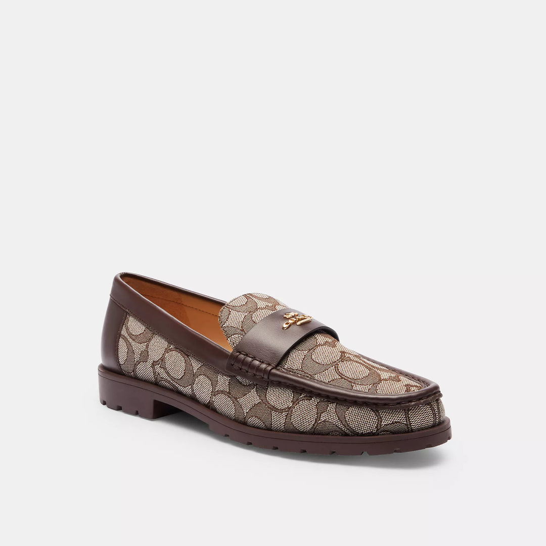 COACH Outlet Janie Loafer - Women's Flats - Brown, Size: 6 COACH Outlet Janie Loafer - Women's Flats - Brown, Size: 6