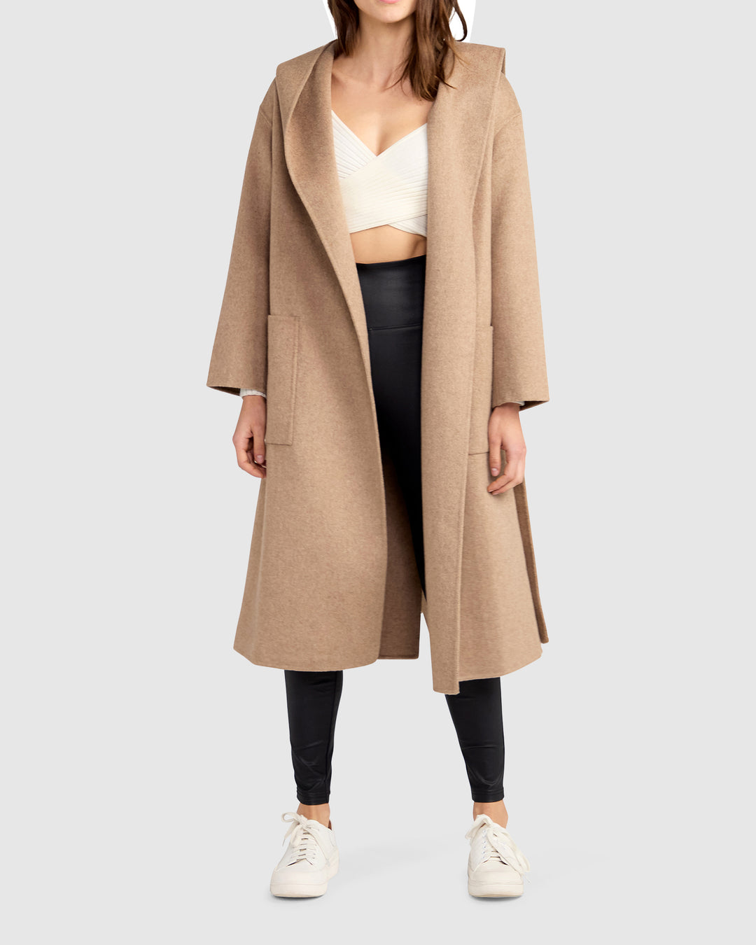 Belle & Bloom Arcadia Oversided Coat with Hood | ShopSimon