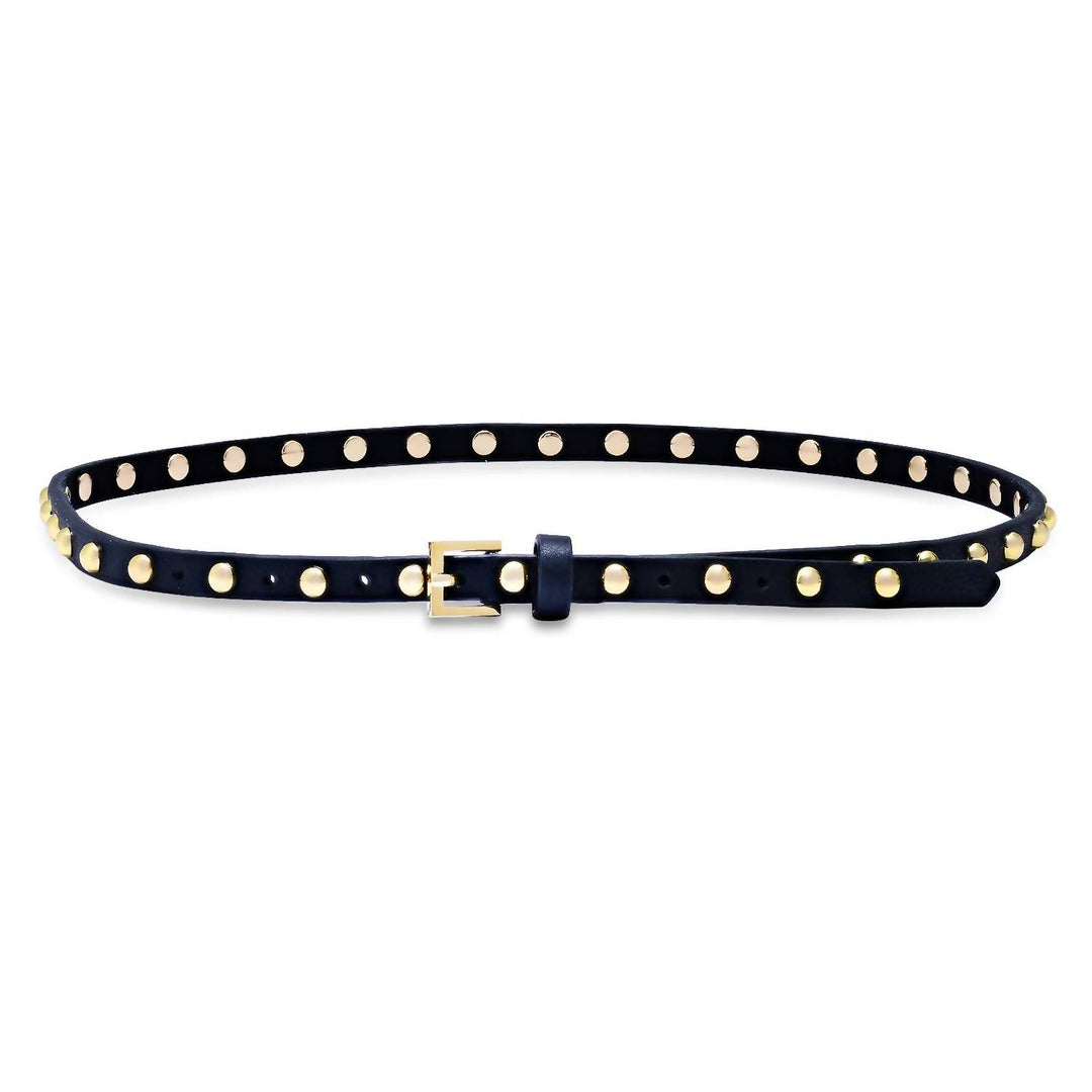 NEW LAUREL AND GOLD women\'s centinela belt in black/gold Centinela Belt – Vine on Main main image 4