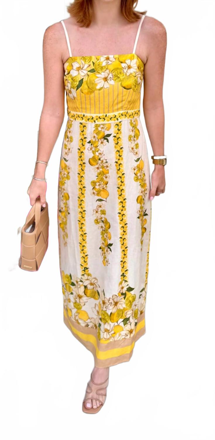 anna cate aqua mix bennet midi dress Anna Cate Laken Dress In Lemon Summer