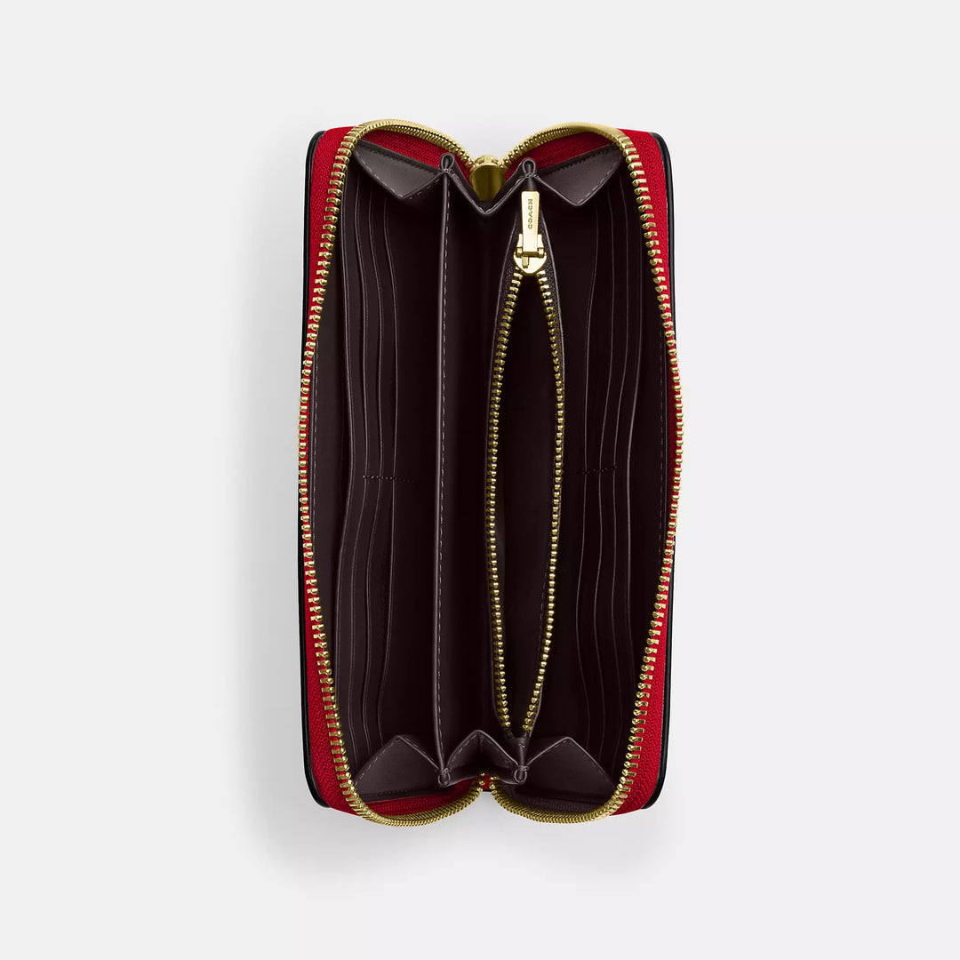 小物 3/C LONG ZIP WALLET BLACK Coach Outlet Long Zip Around Wallet | ShopSimon