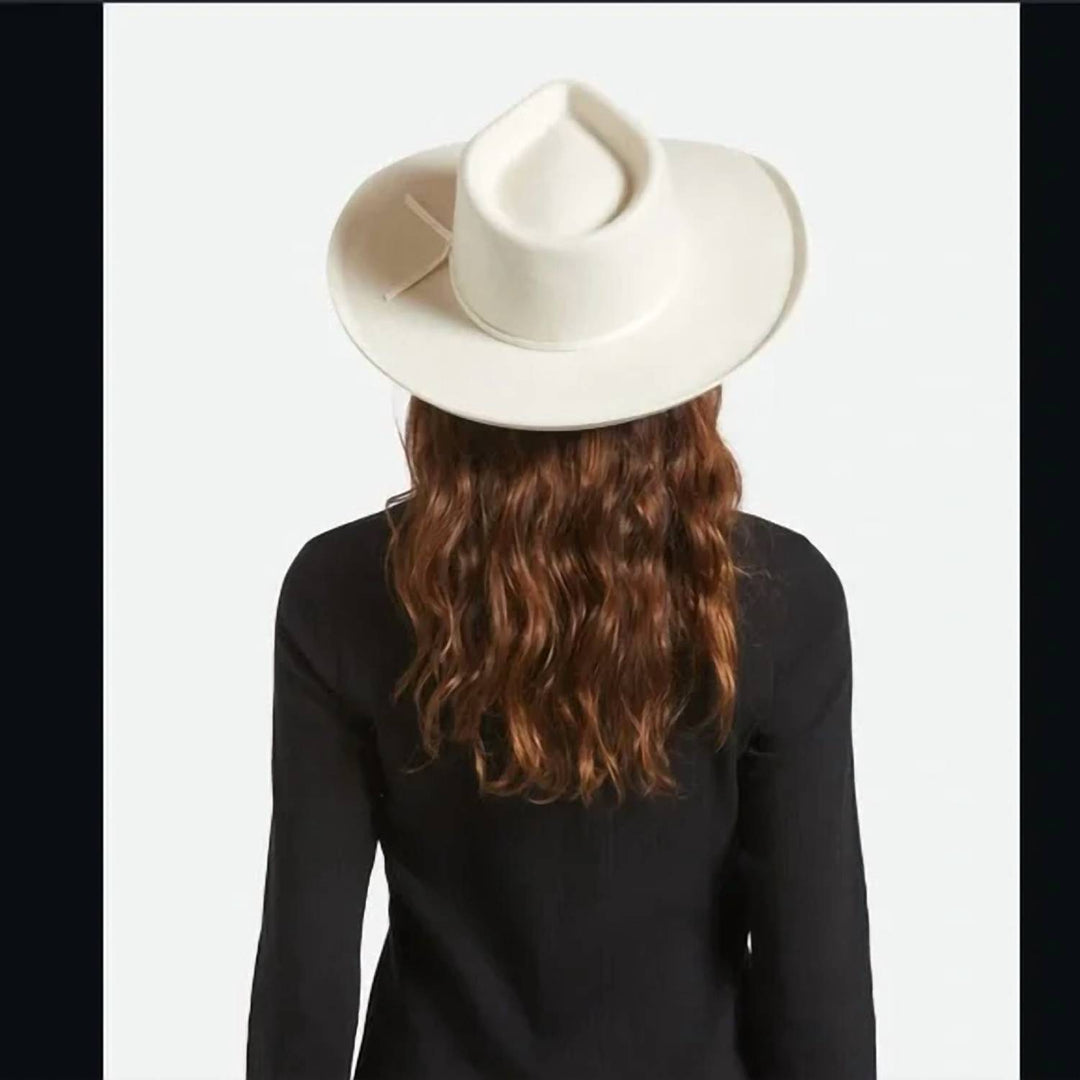 Brixton Marlow Rancher Hat In White | ShopSimon display picture 1
