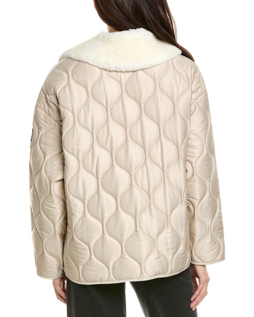 Mackage Kenzy Wool Shearling Jacket | ShopSimon