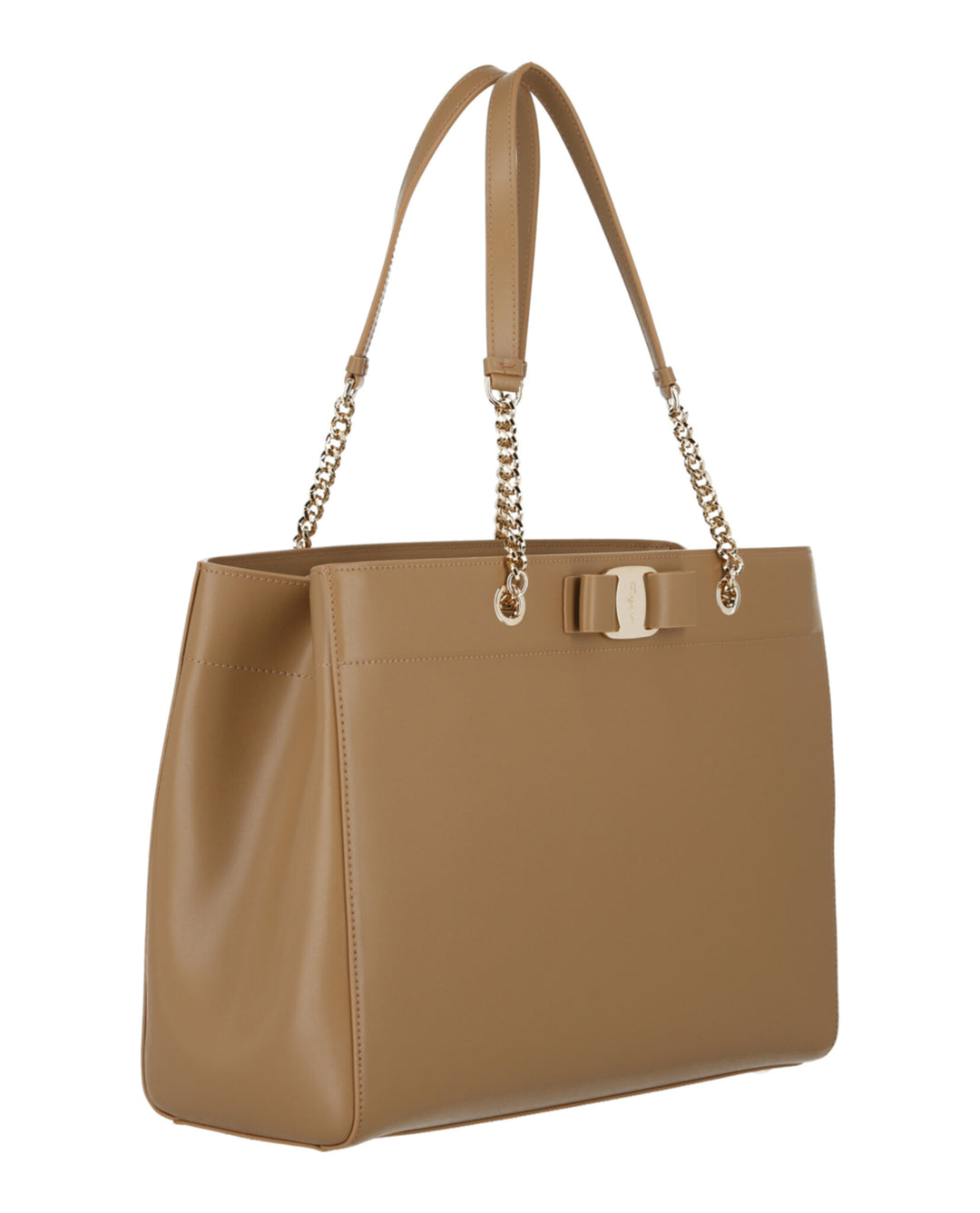 Salvatore Ferragamo Vara Bow Smooth Leather Shoulder Bag | ShopSimon