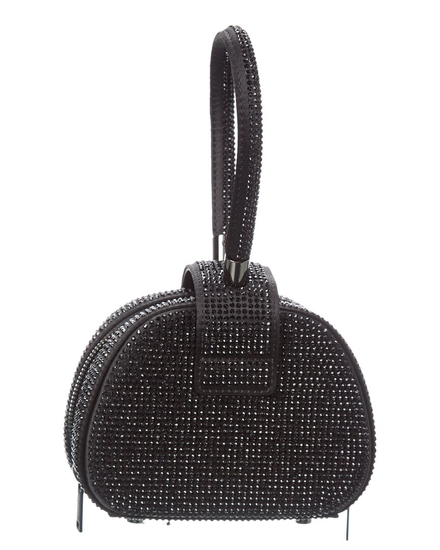 self portrait バッグ Self Portrait Self-Portrait Rhinestone Top Handle Micro Bag