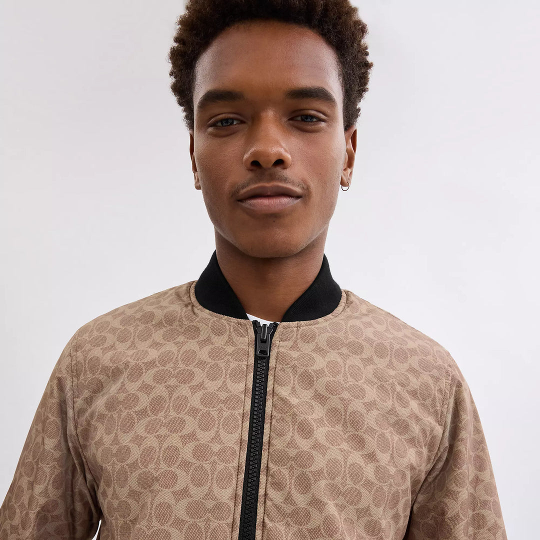 COACH リバーシブル MA-1 Coach Outlet Reversible Ma 1 Jacket In Recycled Polyester