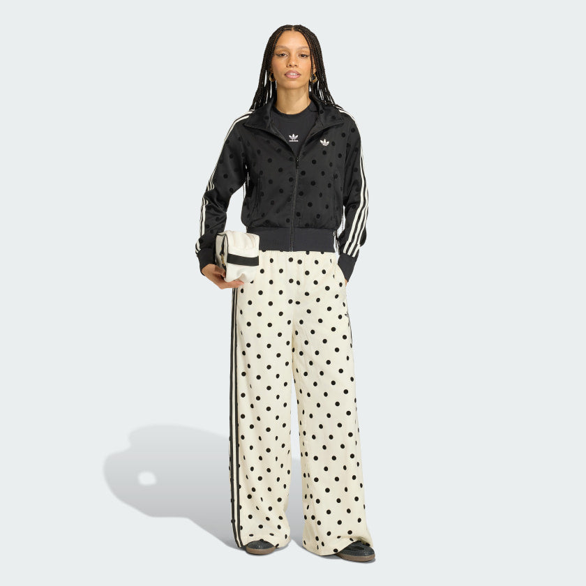 adidas Women's Satin Polka Dots Tt Track Top | ShopSimon