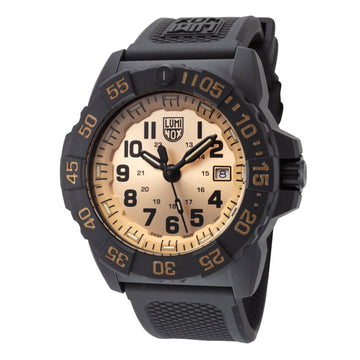Luminox Navy Seal 45mm Black and Gold Dial Men's Quartz Watch