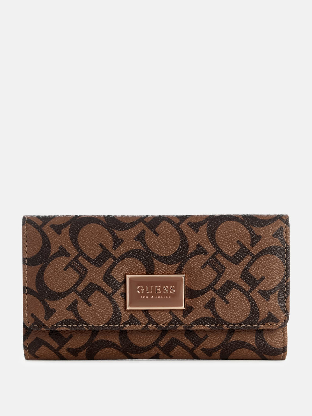 Guess Factory Abree Logo Slim Clutch Wallet | ShopSimon