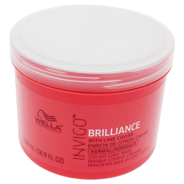 Wella Invigo Brilliance Mask For Fine Hair By For Unisex - 16.9 Oz Mask ...