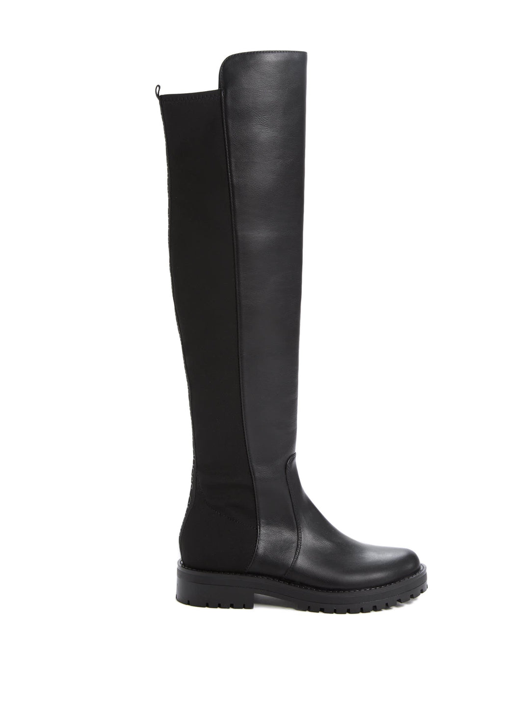 Guess Factory Analin Knit Panel Riding Boots | ShopSimon
