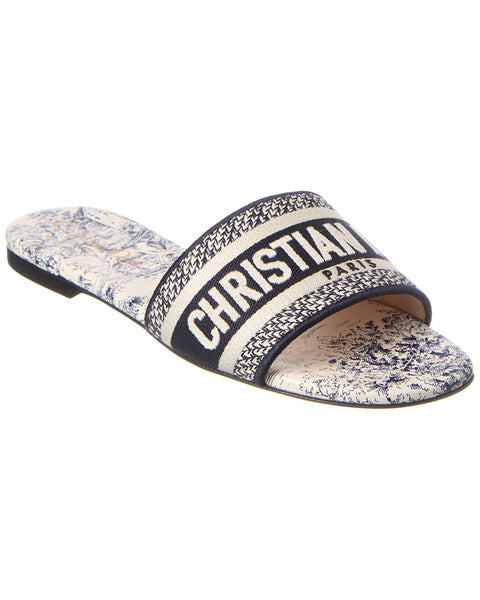【リラックススタイルもおしゃれに♪】Dior Dway ミュール Dior Dway Canvas Sandal | ShopSimon