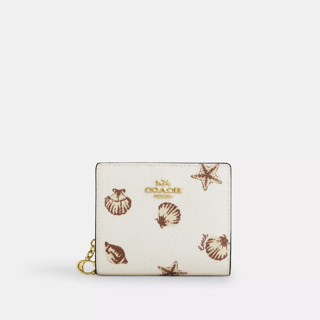 折りたたみ財布 COACH Snap Wallet With Shell Print  CBO73 COACH® Outlet | Snap Wallet