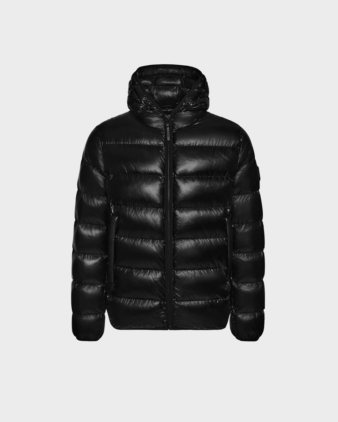 RUDSAK DEMIAN S MEN'S GLOSSY HOODED DOWN PUFFER | ShopSimon