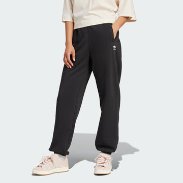 Women's Essentials Fleece Loose Joggers (Black)