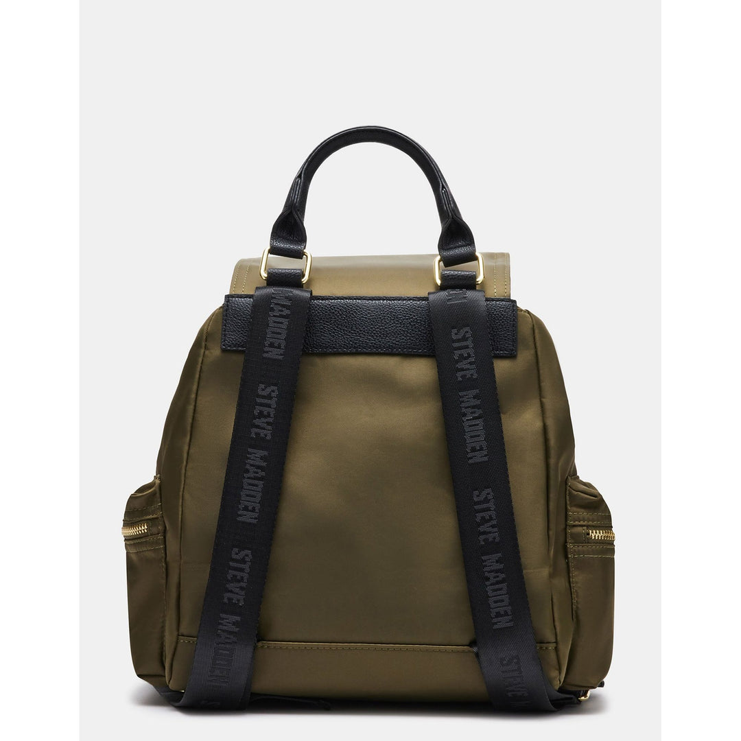 brown leather steve madden backpack Steve Madden Nylon Backpack Olive