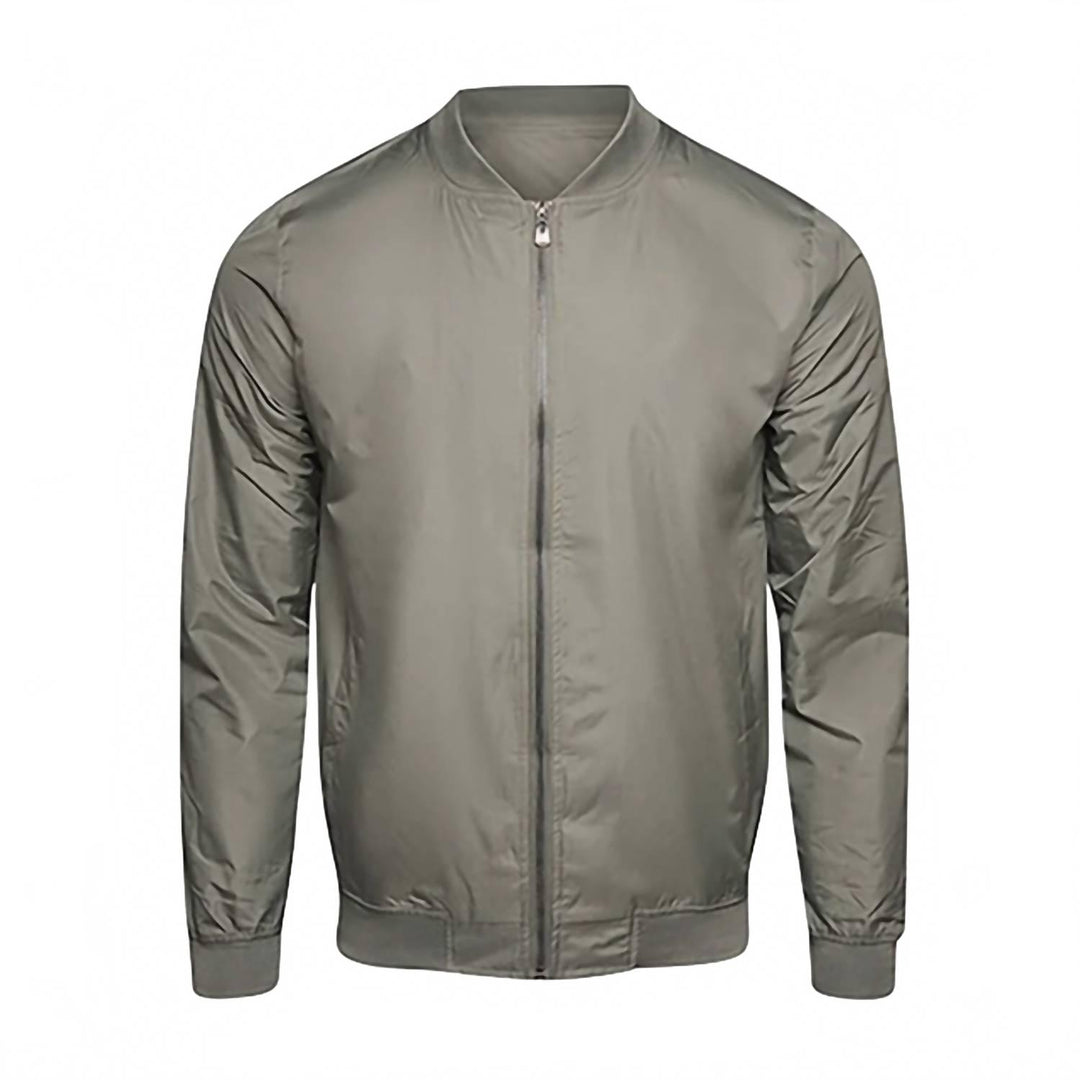 Soulstar Relaxed-Fit Lightweight Stretch Zip-Up Bomber