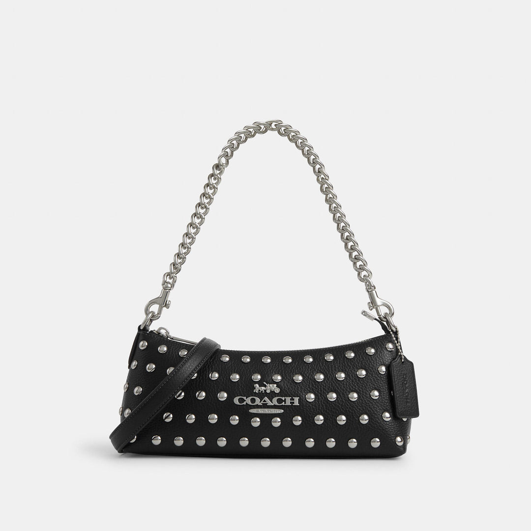 coach cassidy backpack with rivets Coach Outlet Charlotte Shoulder Bag With Rivets