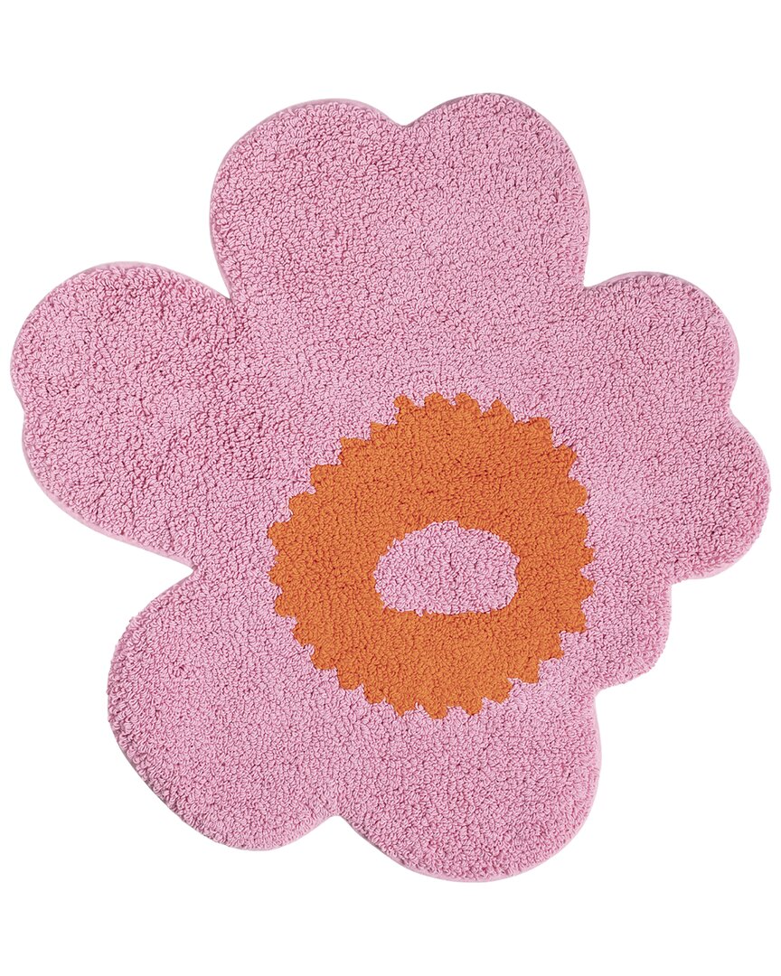 marimekko 花形バスマット ピンク Marimekko Unikko Bath Mat 73x74cm | ShopSimon