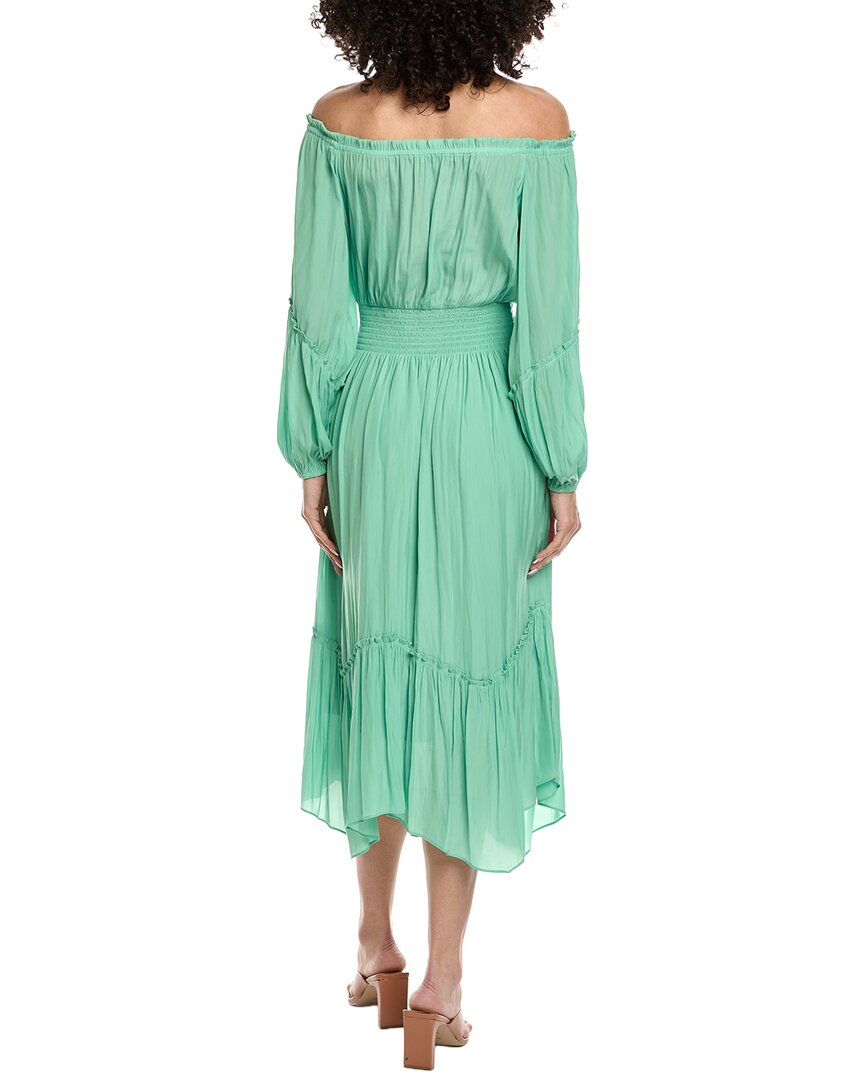 ramy brook green dress Junia Maxi Size:4T ASOS Design - Draped and throw black glitter prom dress