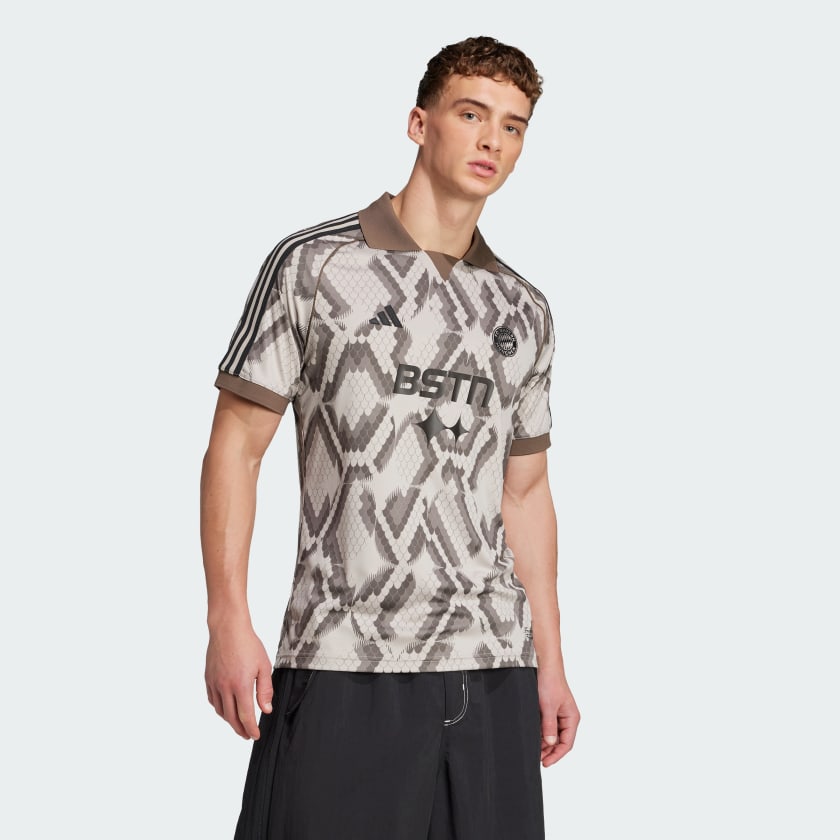  FC Bayern BSTN コラボ ユニフォーム グレー adidas Men's Fc Bayern Bstn Jersey | ShopSimon