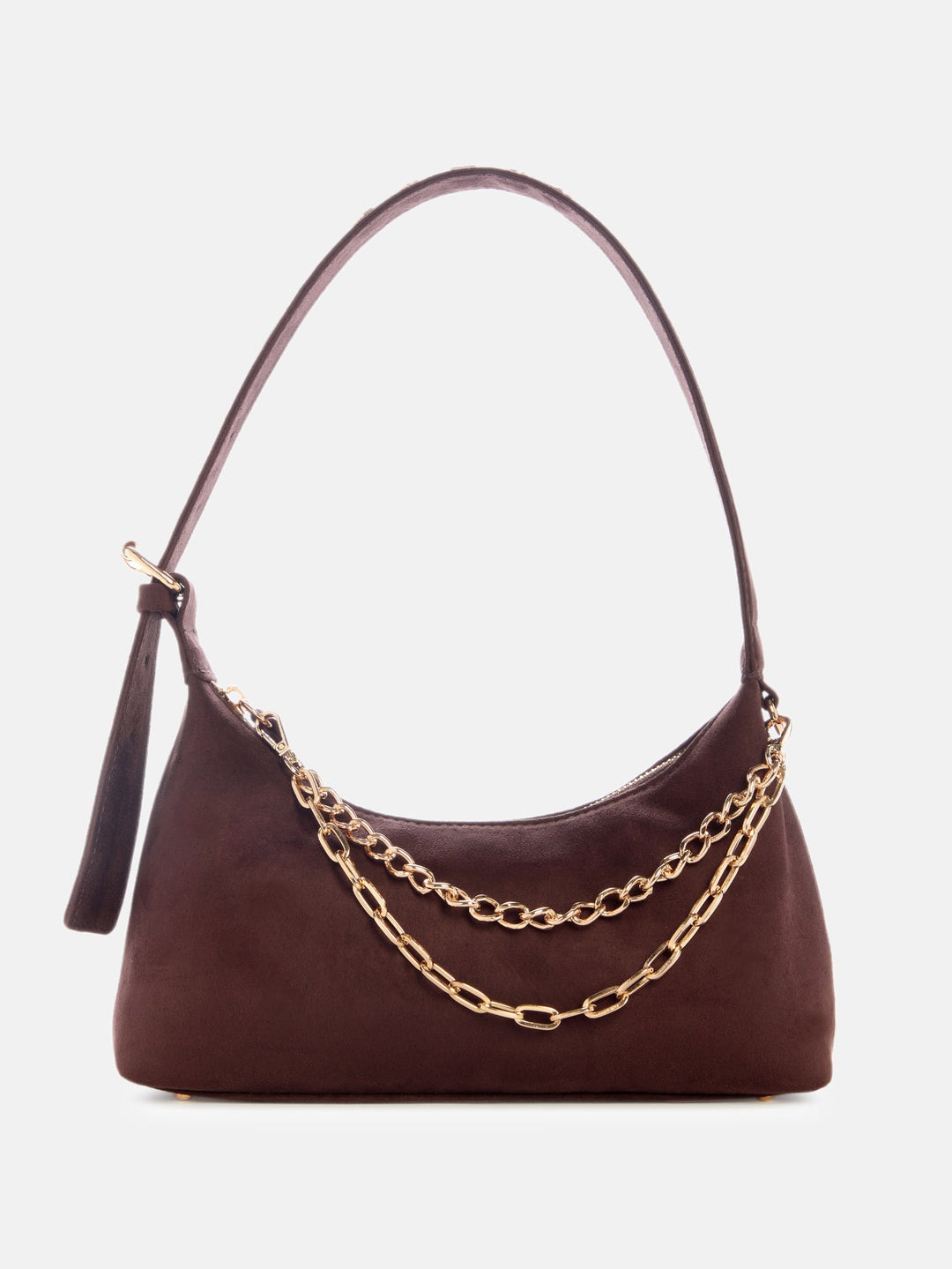 Guess Factory Demelza Faux-Suede Shoulder Bag | ShopSimon