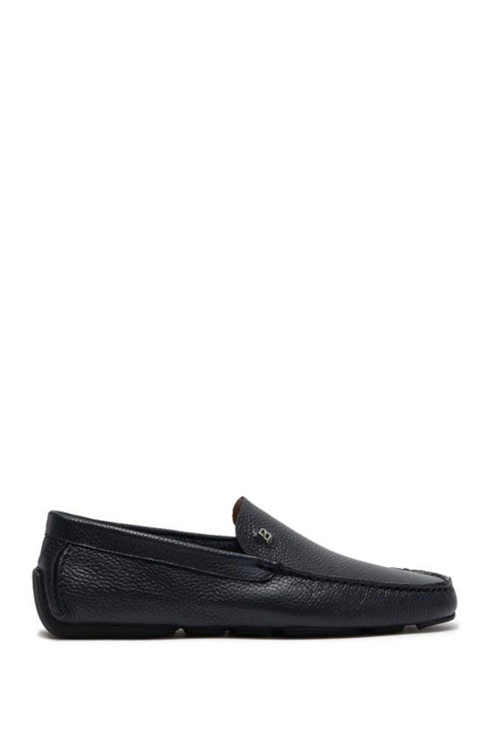 Bally Wander Men’s Pebble Leather Loafer 10.5 US Bally Wander 6220101 Pebbled Grained Loafers In Black - 50  main image 4