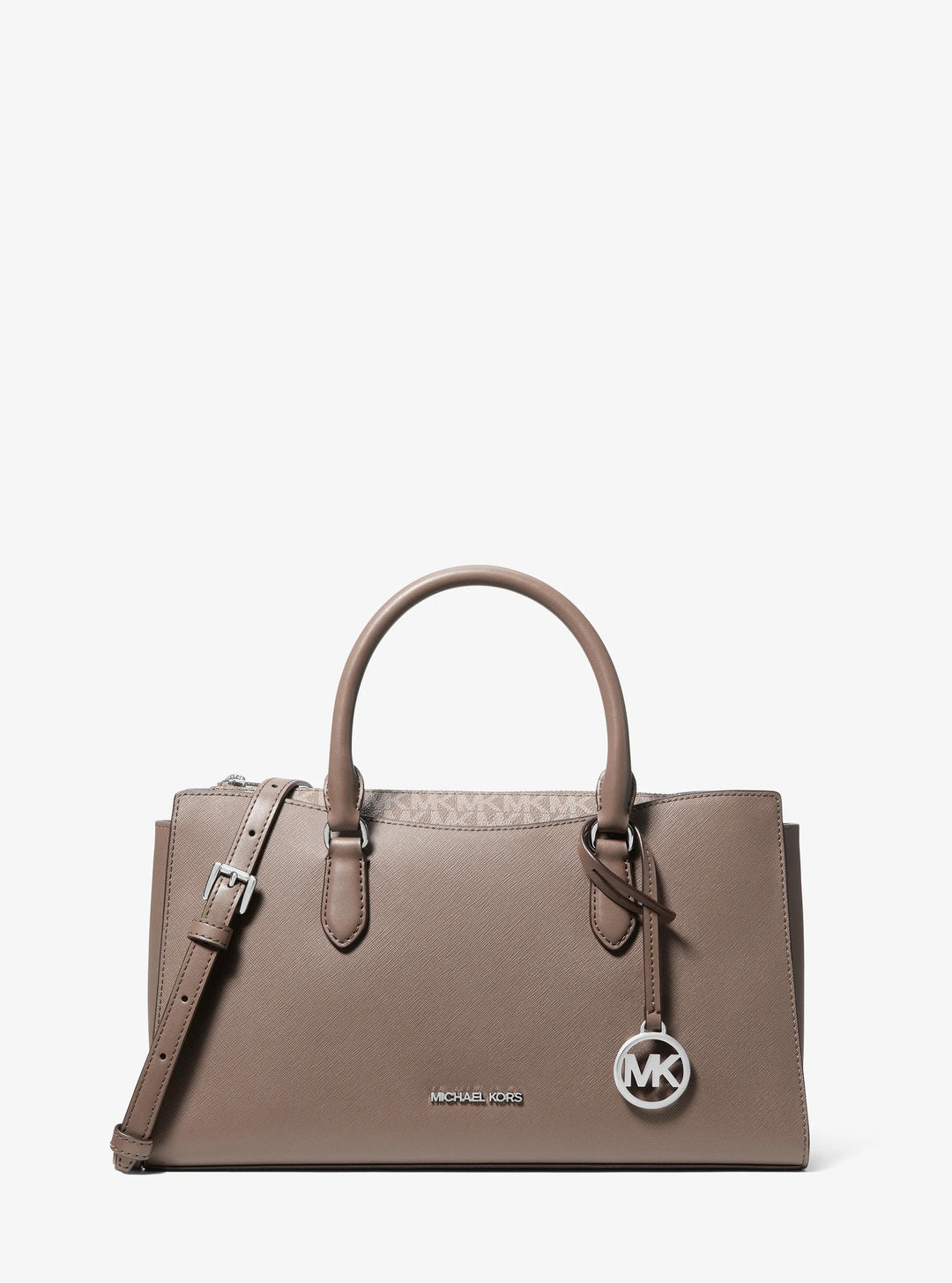 Michael Kors Outlet Arden Medium Top-Zip Satchel | ShopSimon