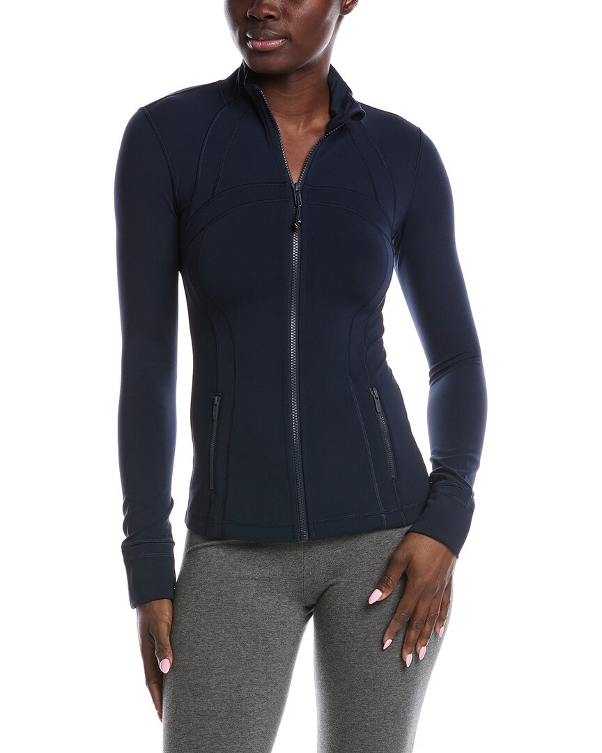 lululemon ネイビージャケット Lululemon Lightweight Jacket Navy Graphic Design Graphic Zip
