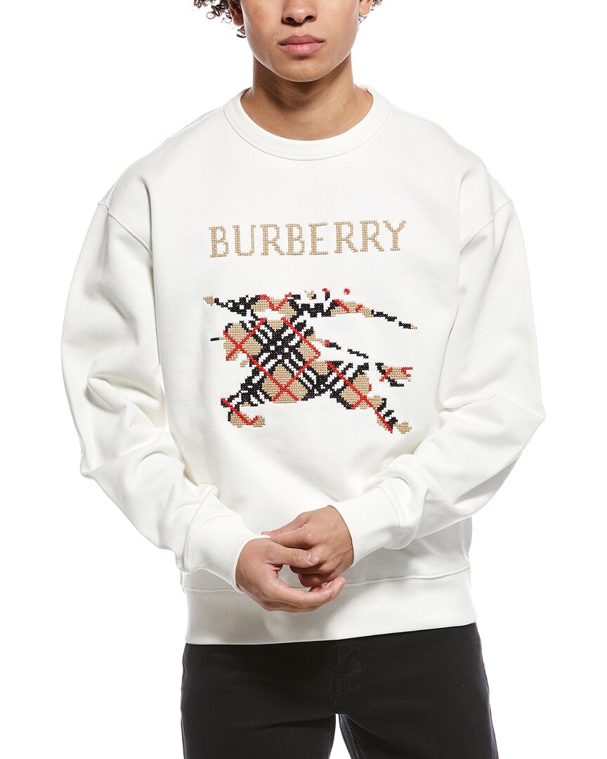 Burberry Logo Crewneck Sweatshirt | ShopSimon