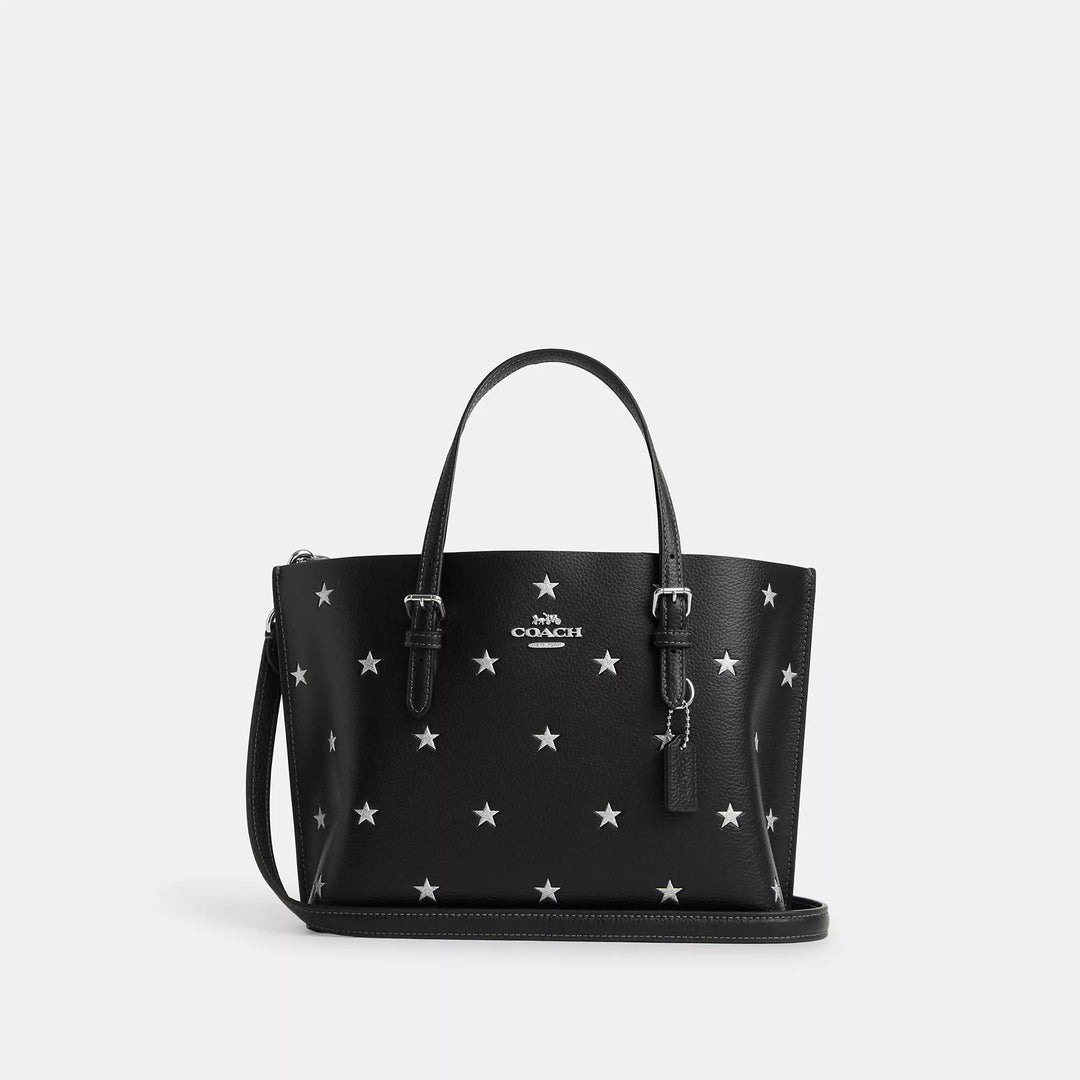 Coach Mollie Tote Gray with offers Silver Hardware