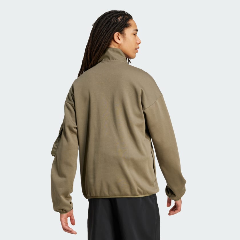 adidas Men's City Tech Utility Half-zip Sweatshirt | ShopSimon