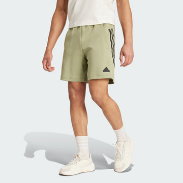 Adidas Mens Future Icons 3-Stripes Shorts (Tent Green)