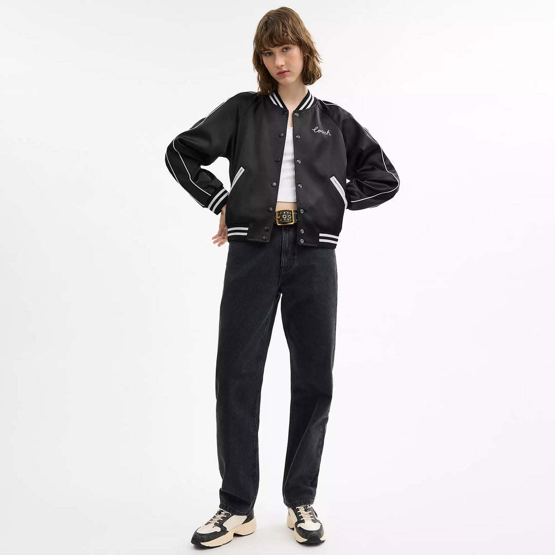 Coach Outlet Reversible Signature Souvenir Varsity Jacket | ShopSimon