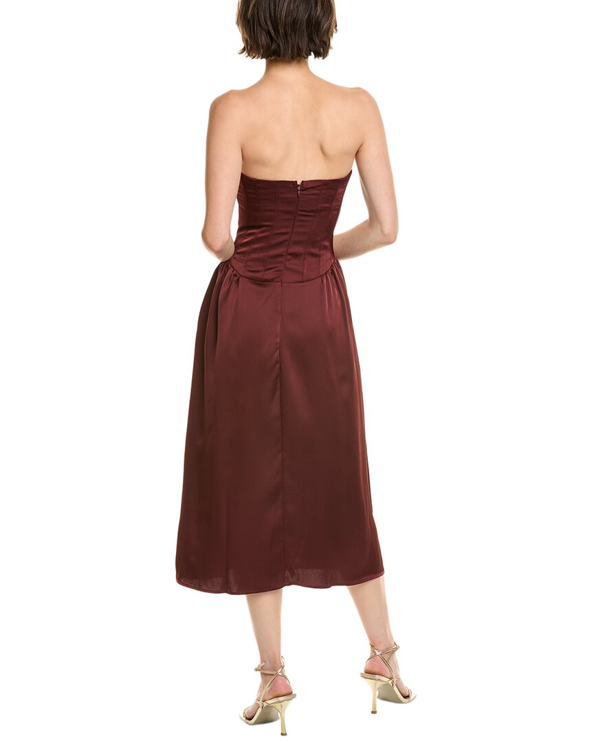 WeWoreWhat Corset Column Midi Dress