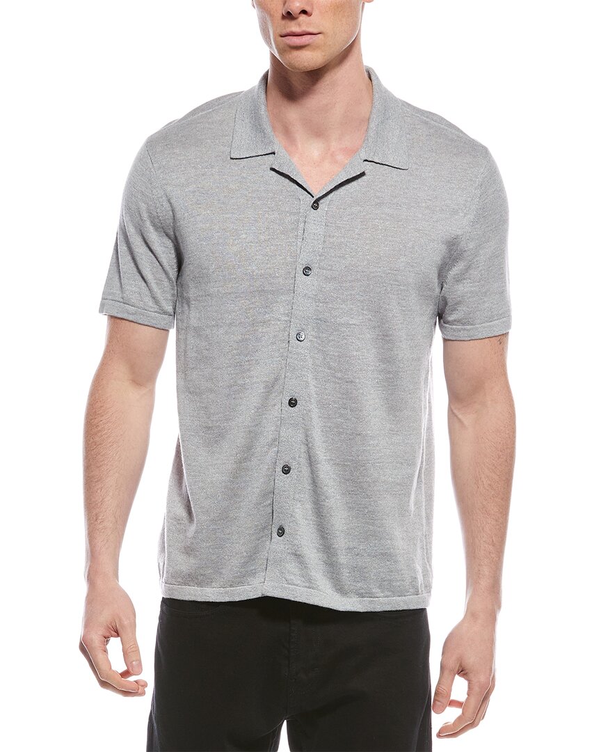 Theory Pacific Linen-blend Shirt | ShopSimon