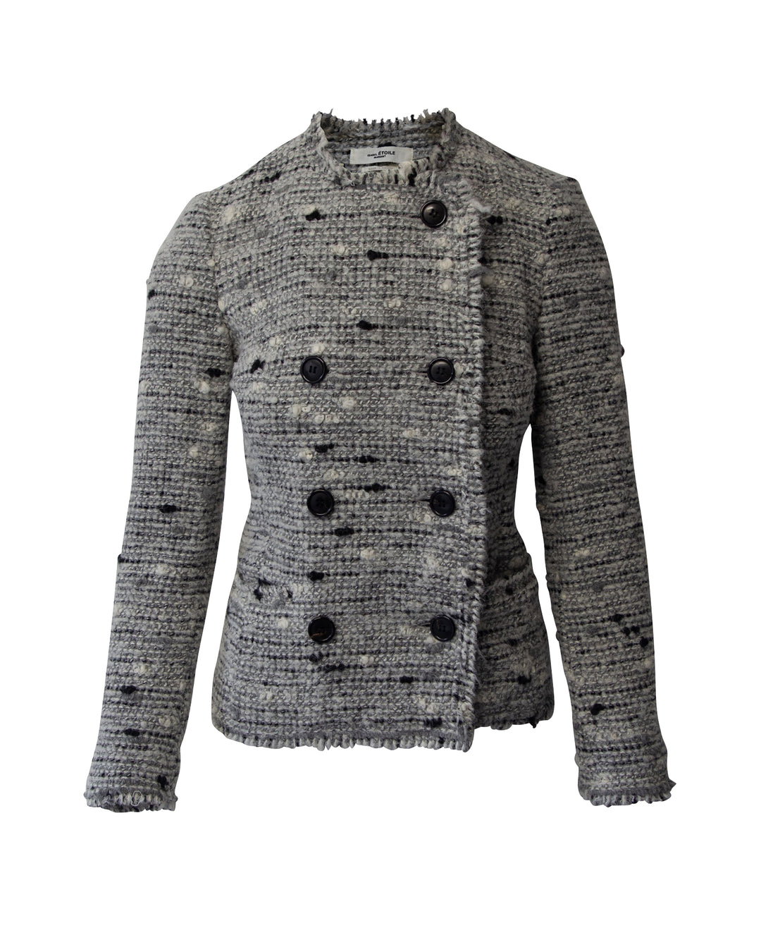 ダウンジャケット・コート Isabel Marant Etoile Double-Breasted Coat Grey Isabel Marant  toile Isabel Marant Etoile Double-Breasted
