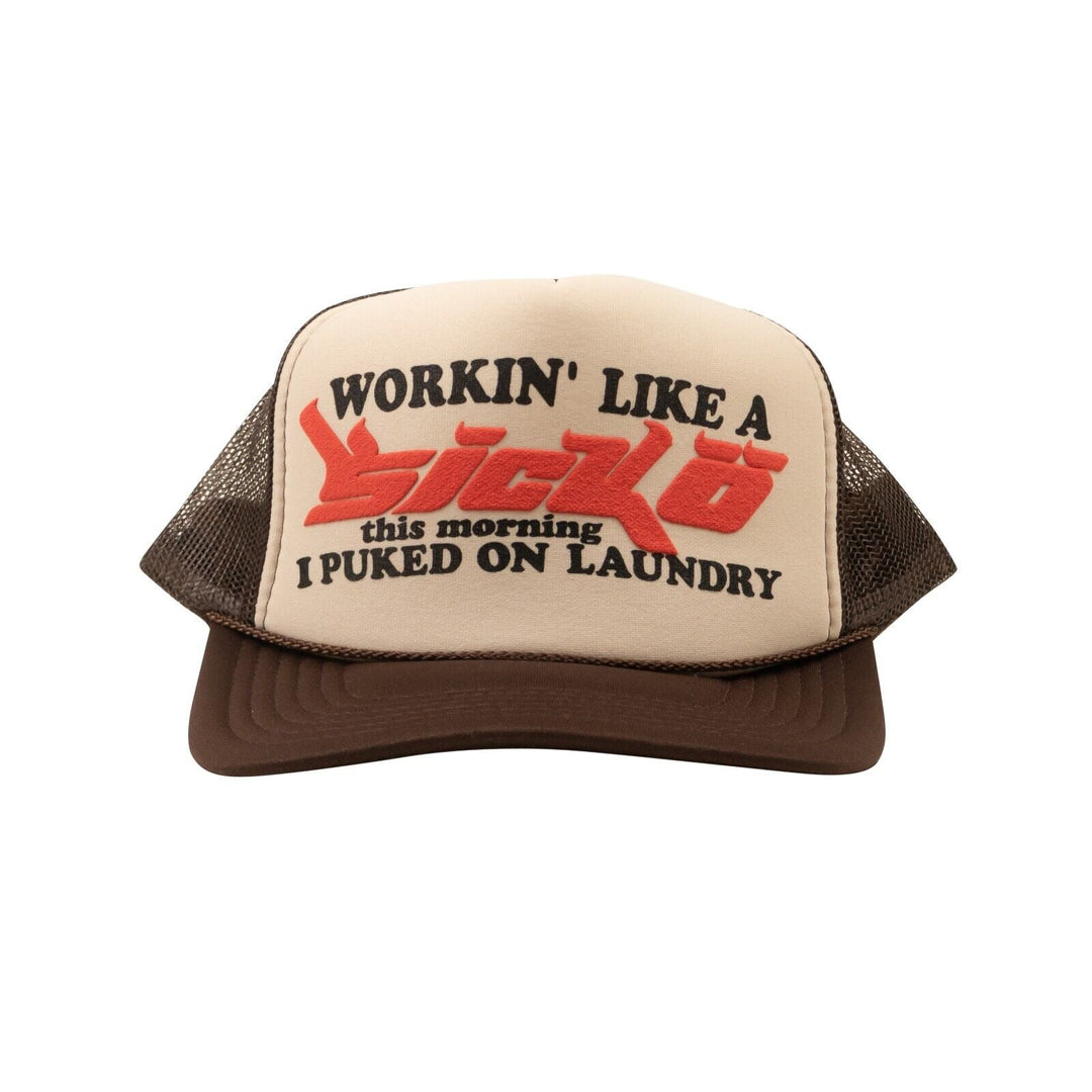 Sicko Brown Working Like A Trucker Hat | ShopSimon