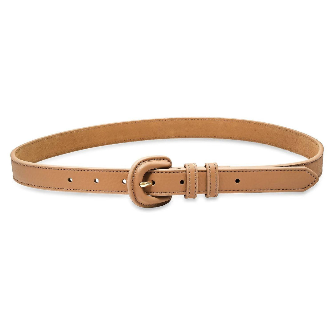 NEW LAUREL AND GOLD women\'s santa monica leather belt in brown Buy Top-Rated Women main image 3