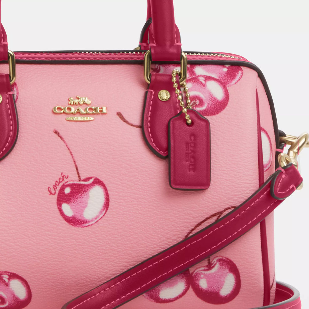 Coach Outlet Mini Rowan Crossbody With Cherry Print | ShopSimon