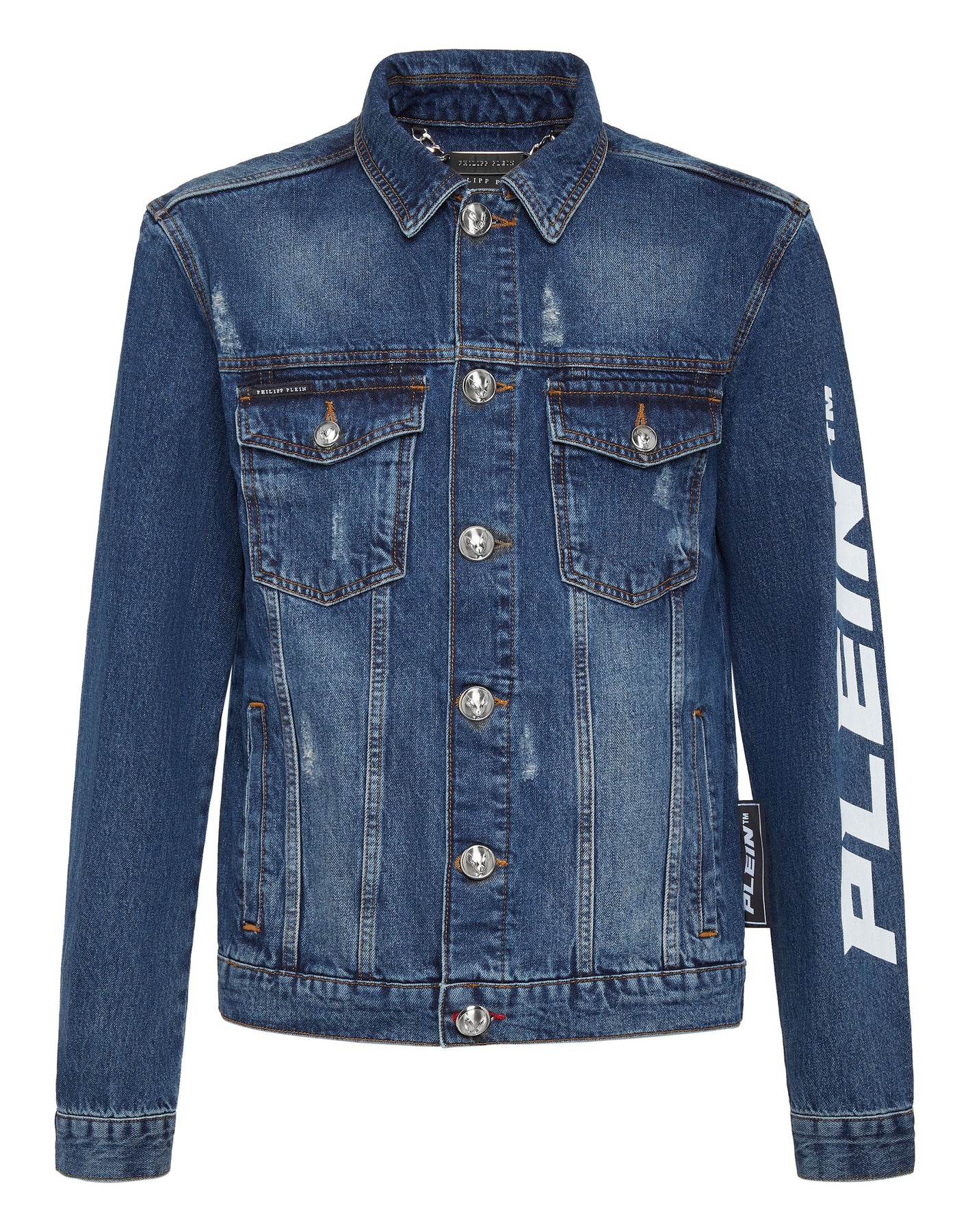 PHILIPP PLEIN Denim Jacket | ShopSimon