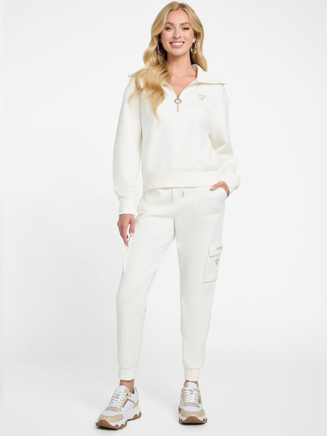 Guess Factory Tessa Half-Zip Sweater | ShopSimon