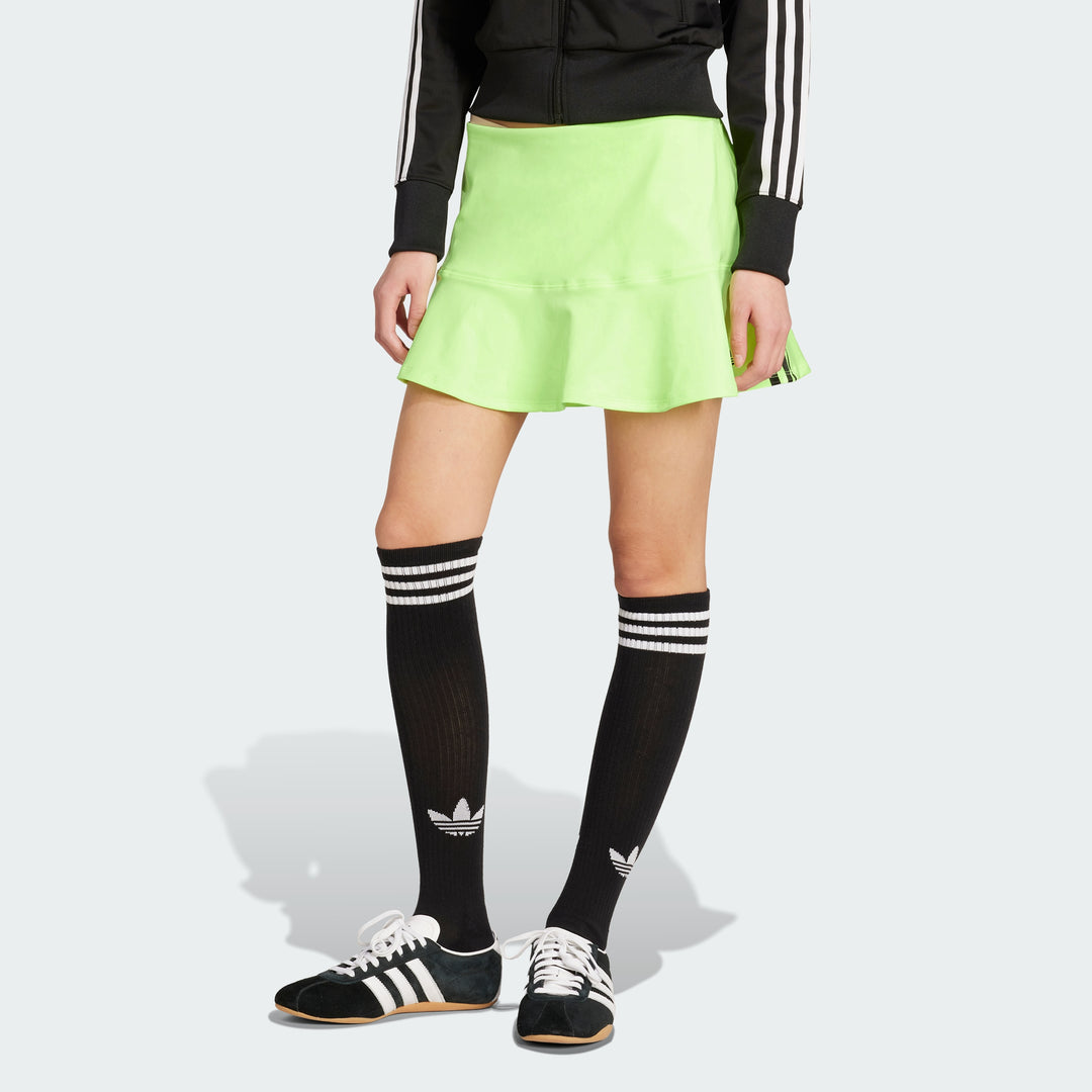 ミニスカート ADIDAS ADICOLOR 3S MINI SKIRT 5FT1585 adidas Women's Adicolor Interlock 3-stripes Mini Skirt