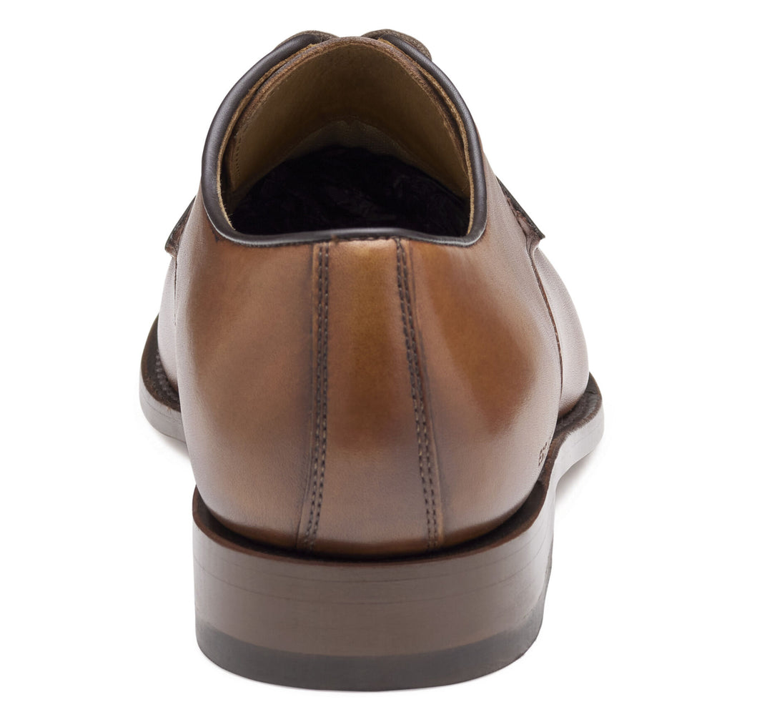 Johnston & Murphy Men's Kensington Plain Toe Lace Up Oxford Shoe