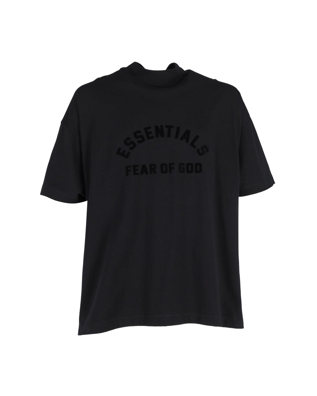 Tシャツ・カットソー FEAR OF GOD ESSENTIALS BLACK T-SHIRT WITH LOGO Fear Of God Essentials Reverse Logo Black T Shirt (SS21) |