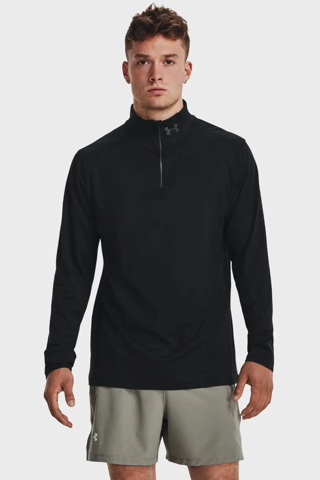 Under armour Sweatshirt Men's Black 1/4 Zip Running Performance